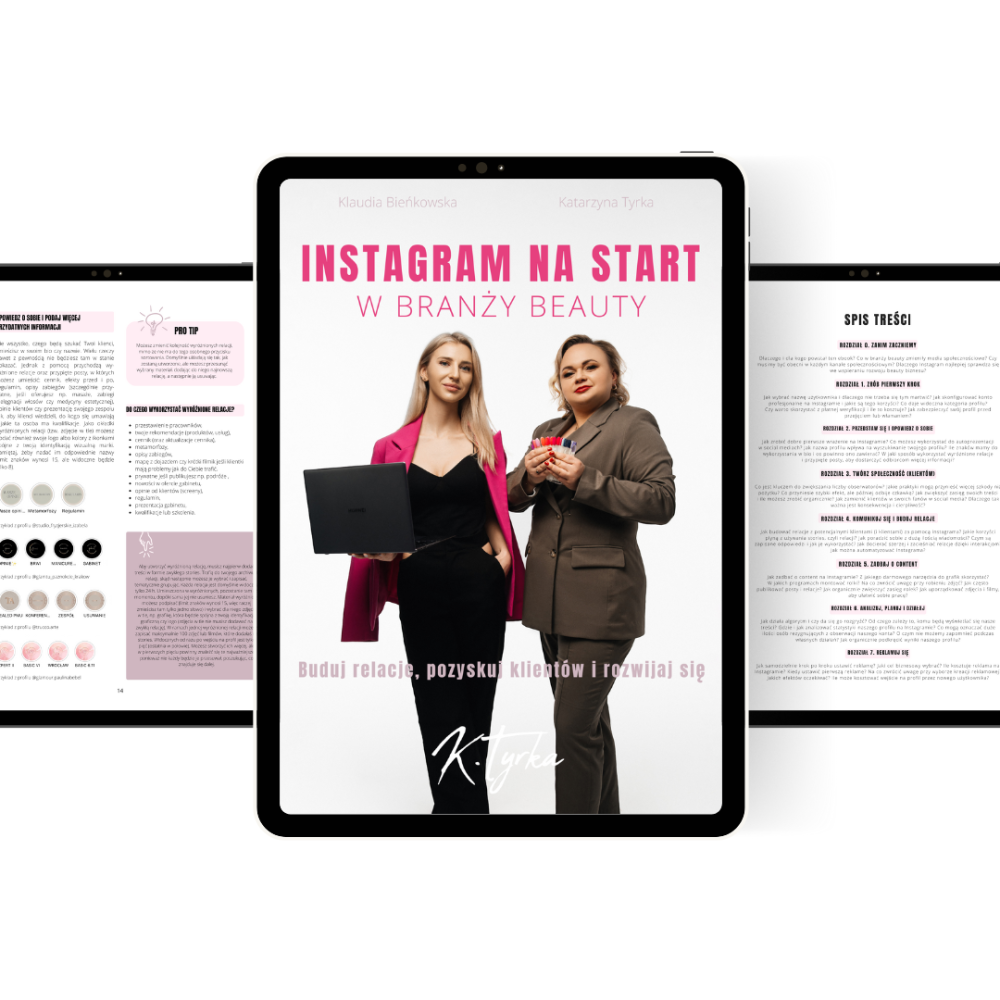 E-BOOK INSTAGRAM NA START W BRANŻY BEAUTY